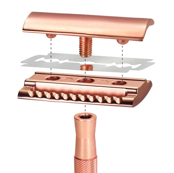 2022-10-13 (15) Safety razor Rose Gold