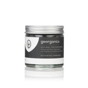 Georganics Natural Activated Charcoal Tooth Powder 60ml