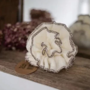 Croll and Denecke Bamboo Flower Pouf